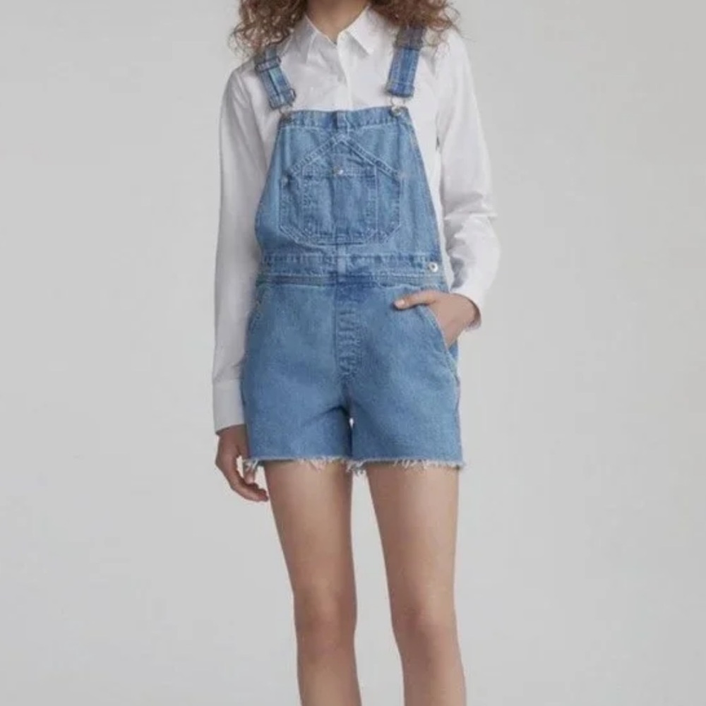 Revolve Rag & Bone Patched Short Dungaree Soft De… - image 7